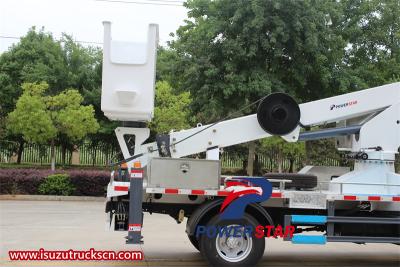 Isuzu ELF aerial bucket truck