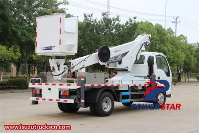 Isuzu ELF aerial bucket truck