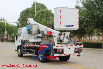 Isuzu ELF aerial bucket truck