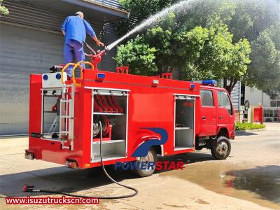 Isuzu 4x4 CHASSIS cabin FIRE TRUCK