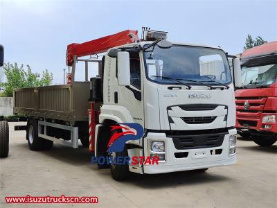 GIGA ISUZU Stiff Boom Crane Truck
