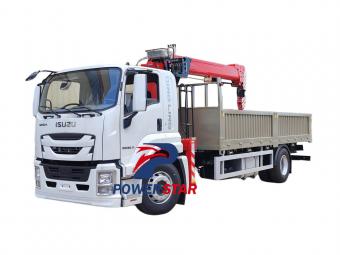 GIGA ISUZU Stiff Boom Crane Truck