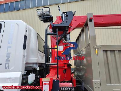 GIGA ISUZU Stiff Boom Crane Truck
