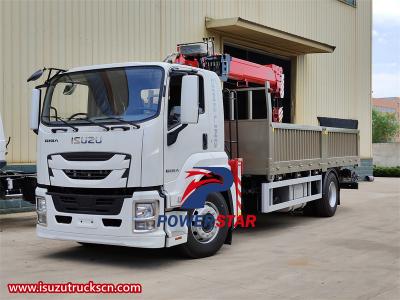 GIGA ISUZU Stiff Boom Crane Truck