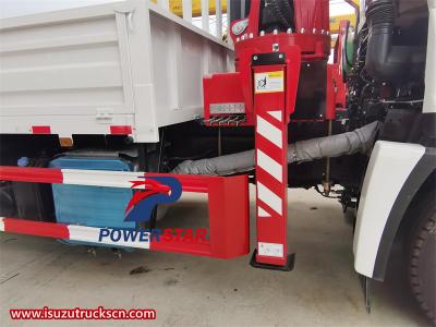 Isuzu GIGA 10 wheeler 16 tons boom crane truck