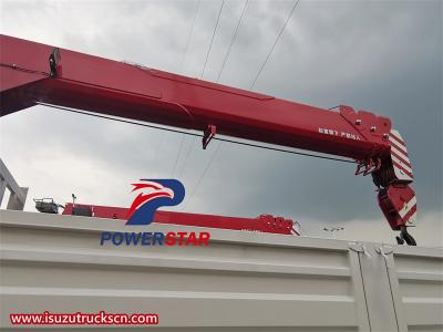 Isuzu GIGA 10 wheeler 16 tons boom crane truck