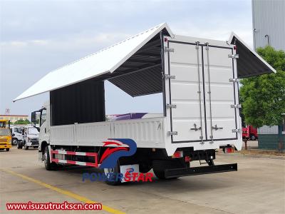  Isuzu 4x2 205HP GIGA 6-wheeler wing van truck