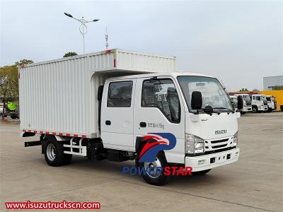 Isuzu 100P double row van truck