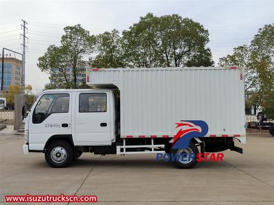 Isuzu 100P double row van truck