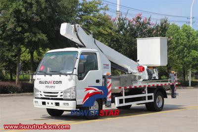 Isuzu 100P single man basket lift truck