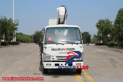 Isuzu 100P single man basket lift truck