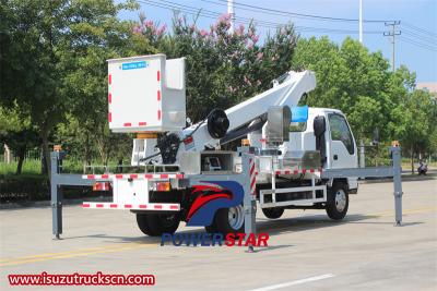 Isuzu 100P single man basket lift truck