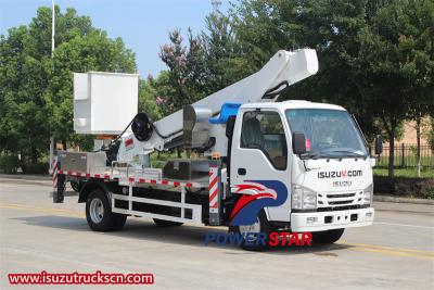 Isuzu 100P single man basket lift truck
