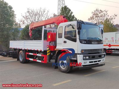 Isuzu FTR 4X2 5 tons boom crane truck