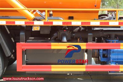 Isuzu FVR GIGA combined jetting truck