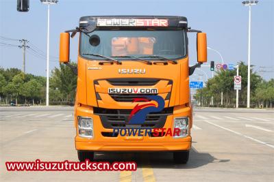 Customized ISUZU FVR combined sewer cleaner truck