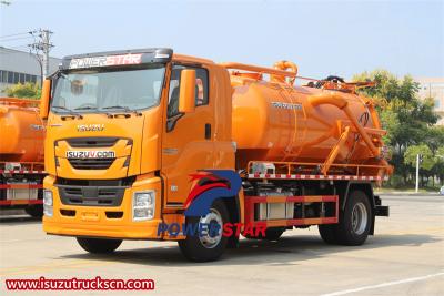 Isuzu FVR GIGA combined jetting truck