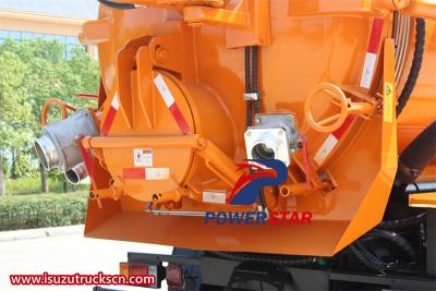 Isuzu FVR GIGA combined jetting truck