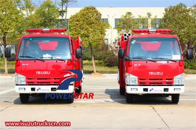 Isuzu 100P mini fire truck
