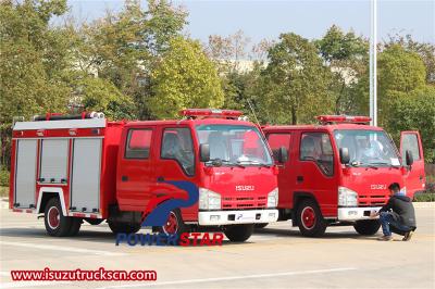 Isuzu 100P mini fire truck