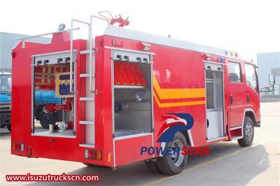 Isuzu 700P 5m3 water tank fire truck