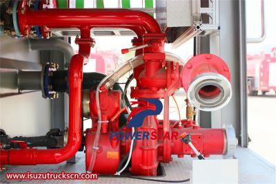 Isuzu 700P 5m3 water tank fire truck