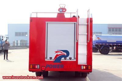 Isuzu 700P 5m3 water tank fire truck