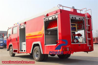Isuzu 700P 5m3 water tank fire truck