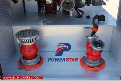 Isuzu 700P 5m3 water tank fire truck