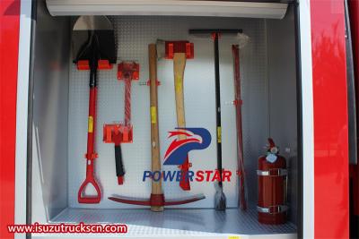 Isuzu 700P 5m3 water tank fire truck