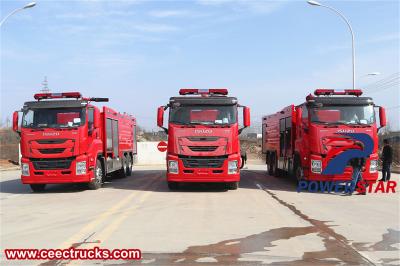 Isuzu aircraft rescue and firefighting truck