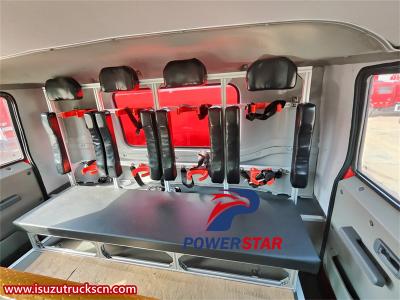 Isuzu aircraft rescue and firefighting truck