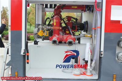 Isuzu aircraft rescue and firefighting truck