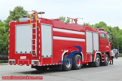 Isuzu GIGA 8x4 dry powder water foam fire truck
