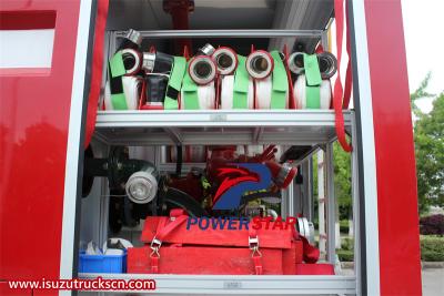 Isuzu GIGA 8x4 dry powder water foam fire truck