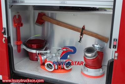 Isuzu GIGA 8x4 dry powder water foam fire truck