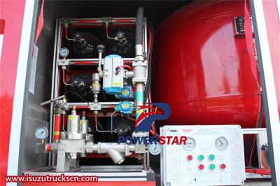 Isuzu GIGA 8x4 dry powder water foam fire truck