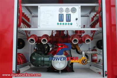 Isuzu GIGA 8x4 dry powder water foam fire truck