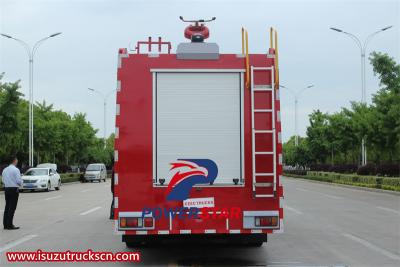 Isuzu GIGA 8x4 dry powder water foam fire truck