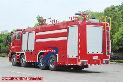 Isuzu GIGA 8x4 dry powder water foam fire truck