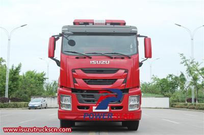 Isuzu GIGA 8x4 dry powder water foam fire truck