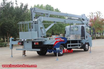 Isuzu KV100 knuckle boom aerial platform truc