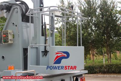 Isuzu KV100 knuckle boom aerial platform truc