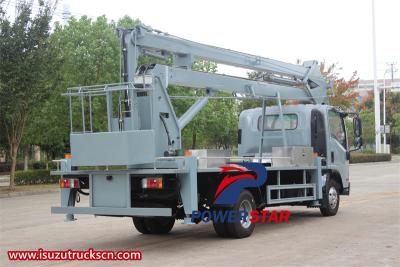Isuzu KV100 knuckle boom aerial platform truc