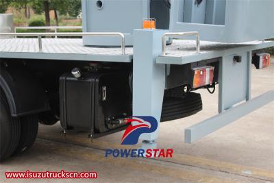 Isuzu KV100 knuckle boom aerial platform truc