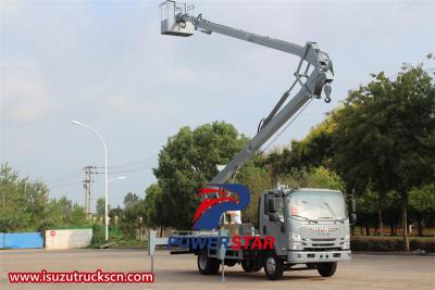 Isuzu KV100 knuckle boom aerial platform truc