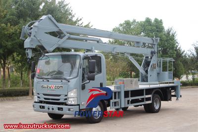 Isuzu KV100 knuckle boom aerial platform truc