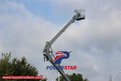 Isuzu KV100 knuckle boom aerial platform truc