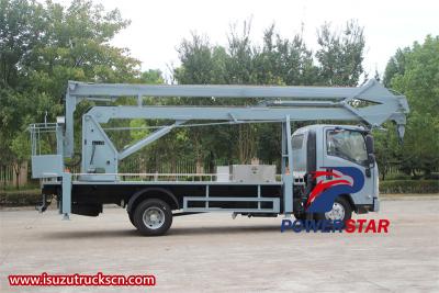 Isuzu KV100 knuckle boom aerial platform truc