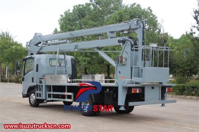 Isuzu KV100 knuckle boom aerial platform truc